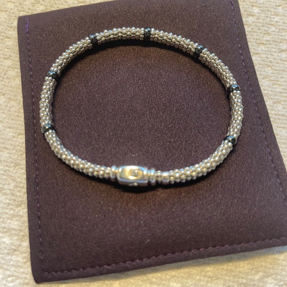 Lagos Black Ceramic Station Caviar Bracelet - Picture 9 of 10